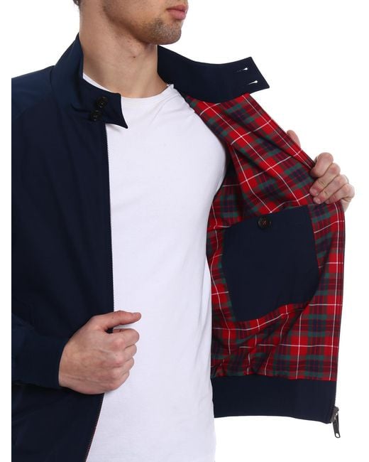Baracuta Blue G9 Harrington Jacket for men