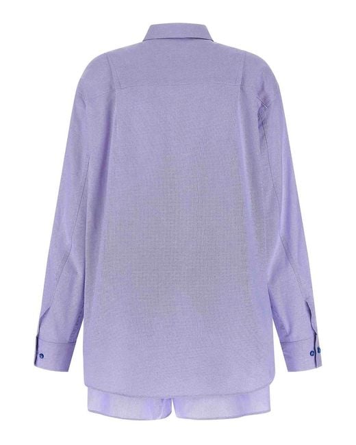 ANDAMANE Purple Georgiana Set Outfit