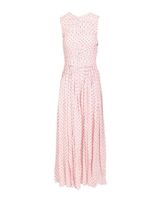 ROTATE BIRGER CHRISTENSEN Pink Ruffled Dress