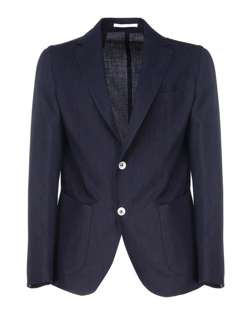 Eleventy Blue Wool Jacket for men