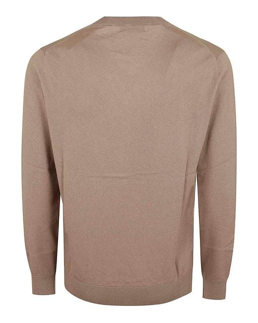 Ballantyne Brown V Neck Pullover for men