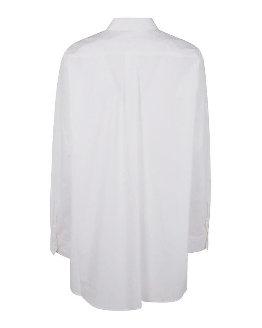 Sofie D'Hoore White Long Sleeve Shirt With Front Buttons