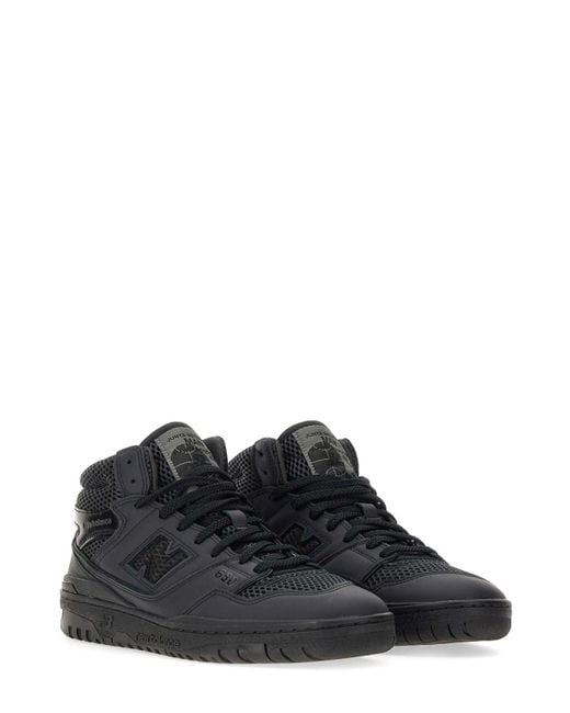 Junya Watanabe Black Leather Sneakers for men