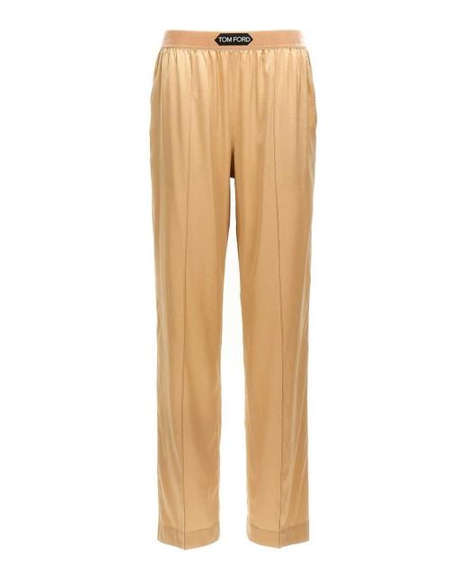 Tom Ford Natural Silk Pants