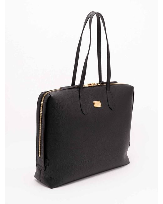 Dolce & Gabbana Black 'Vittoria' Tote