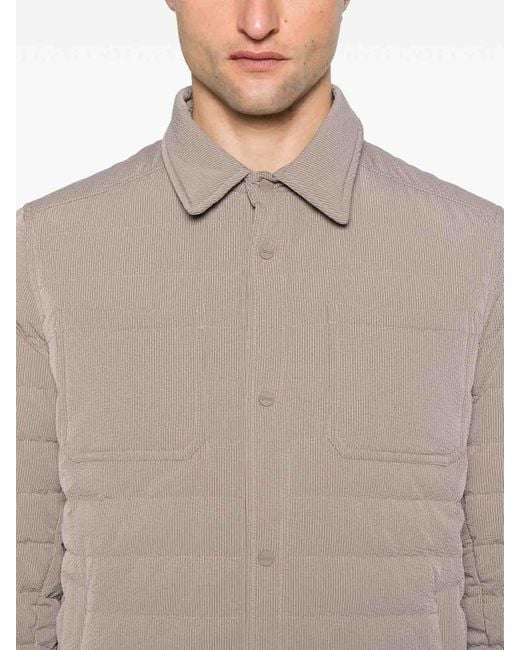 Overshirt 'Seercrease' Imbottite di Herno in Gray da Uomo