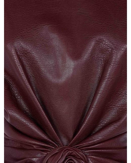 Camicetta Corta di Magda Butrym in Purple