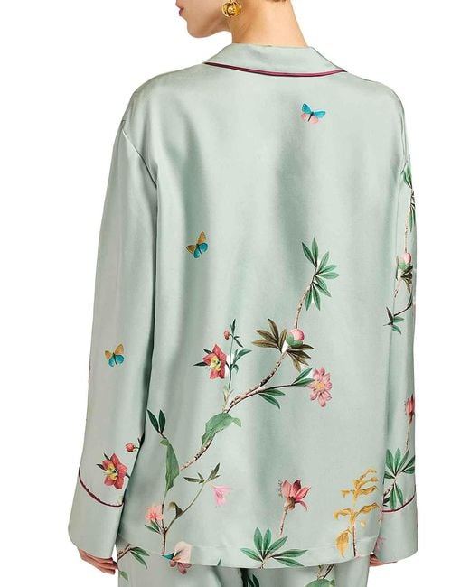 LaDoubleJ Blue Silk Twill Shirt