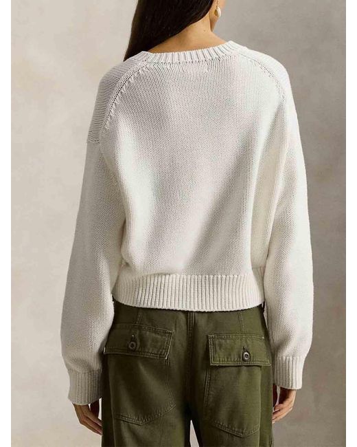 Polo Ralph Lauren White Sweater