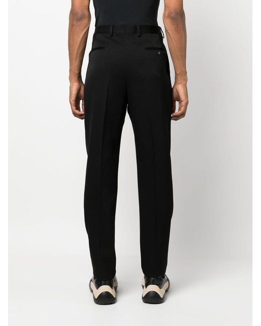 Lanvin Black Straight-Leg Tailored Trousers for men