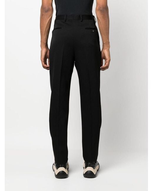 Lanvin Black Straight-Leg Tailored Trousers for men