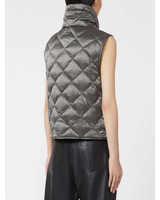 Max Mara Gray Padded Vest