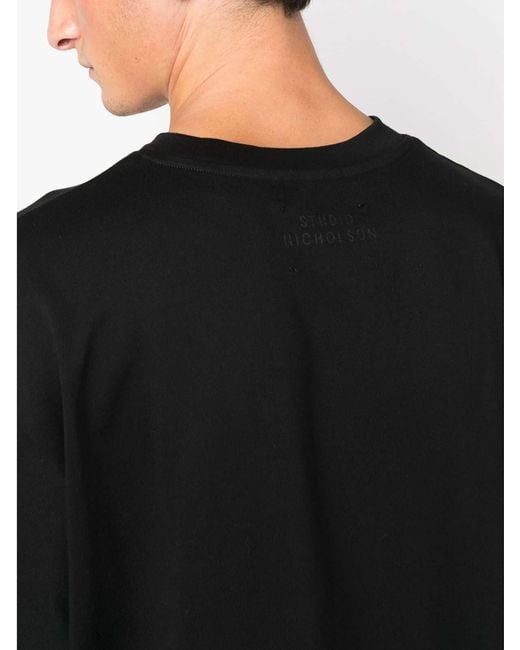 Studio Nicholson Black T-Shirt for men