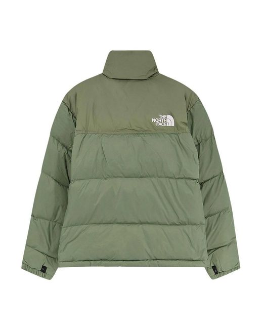 The North Face Green Retro Nuptse Nylon Down Jacket for men