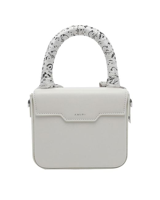 Borsa Micro Ma di Amiri in White