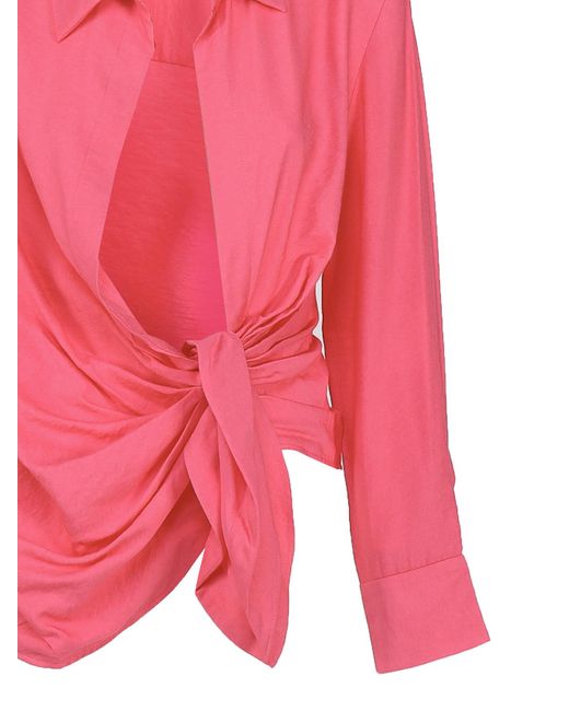 Jacquemus Pink Le Chemise Bahia Shirt