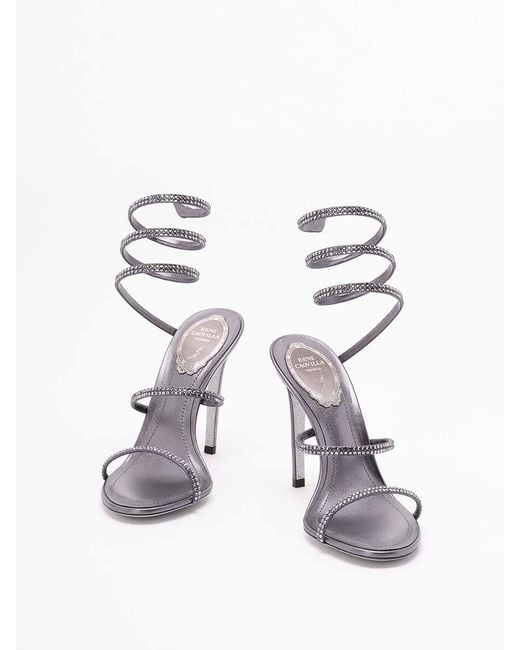 Rene Caovilla Metallic Sandals