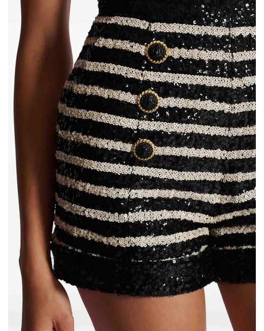 Balmain Black Shorts