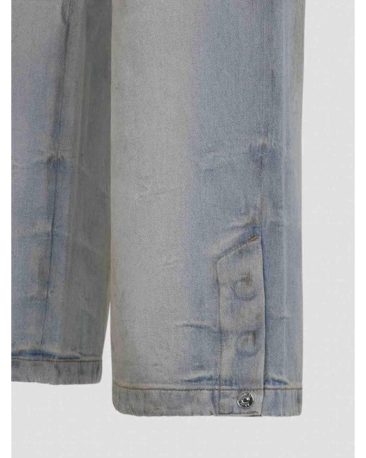 Amiri Gray Relaxed Baggy Jeans for men