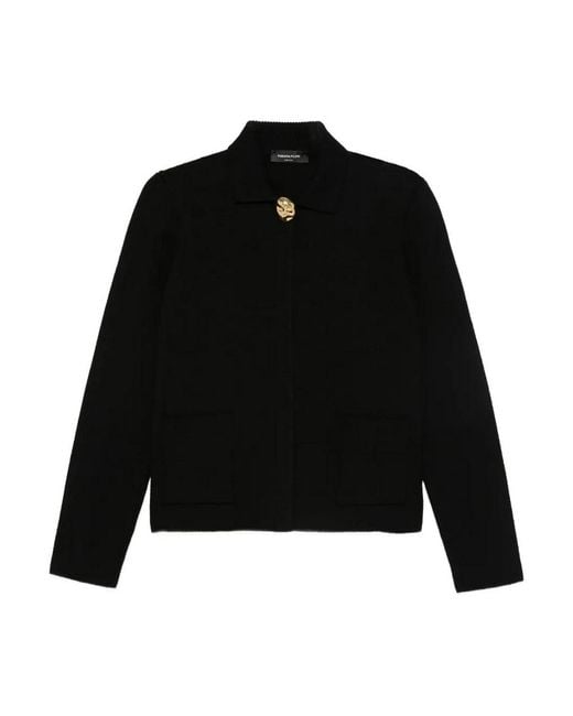 Fabiana Filippi Black Merino Wool Jacket