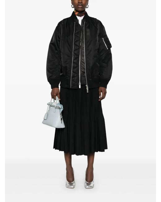 Sacai Black Nylon Twill Blouson