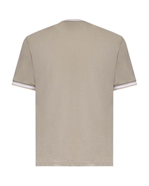 Eleventy Gray Cotton T-Shirt for men