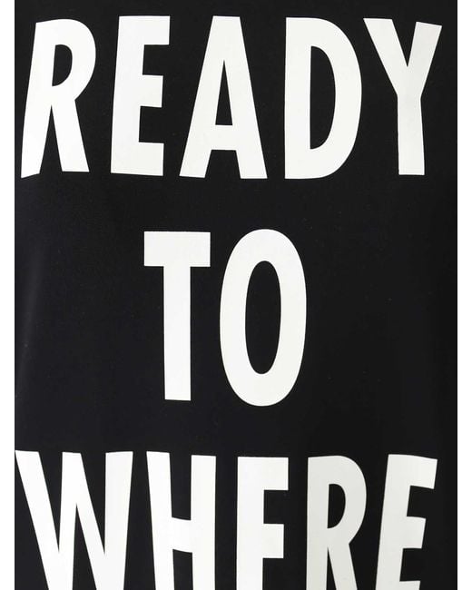 Moschino Black Ready To Where? Tshirt Dress