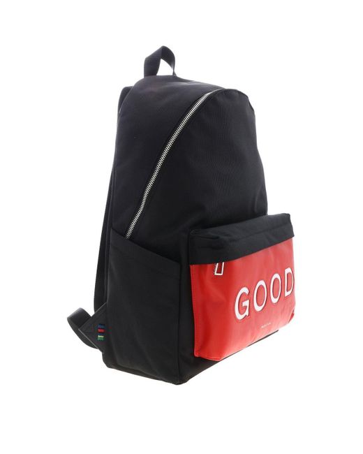 Paul Smith Red Good Backpack for men