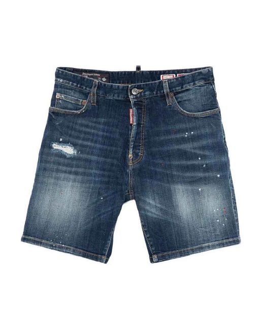 DSquared² Blue 'Marine' Shorts for men