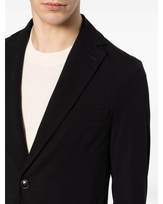 Circolo 1901 Black Blazer With Two Buttons for men