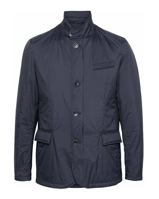 Herno Blue Lightweight Jacket for men