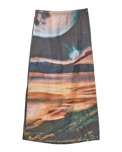 Sunnei Gray Long Skirt Annemarie