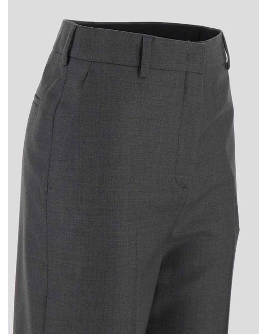 Valentino Gray Wide Leg Trouser