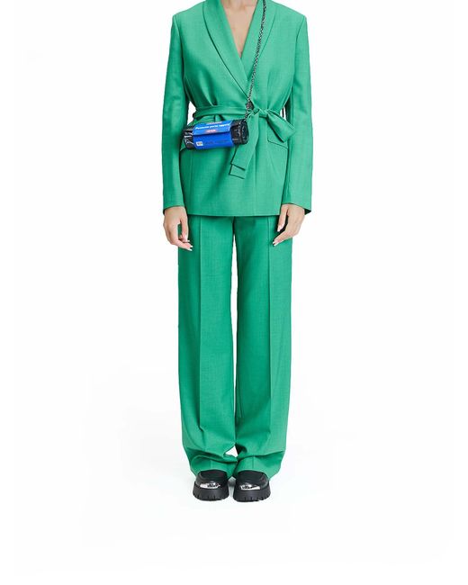 Moschino Blue Clutch Trash Chic