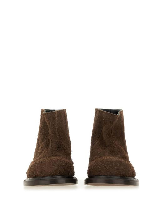 Moschino Brown Crust Boot