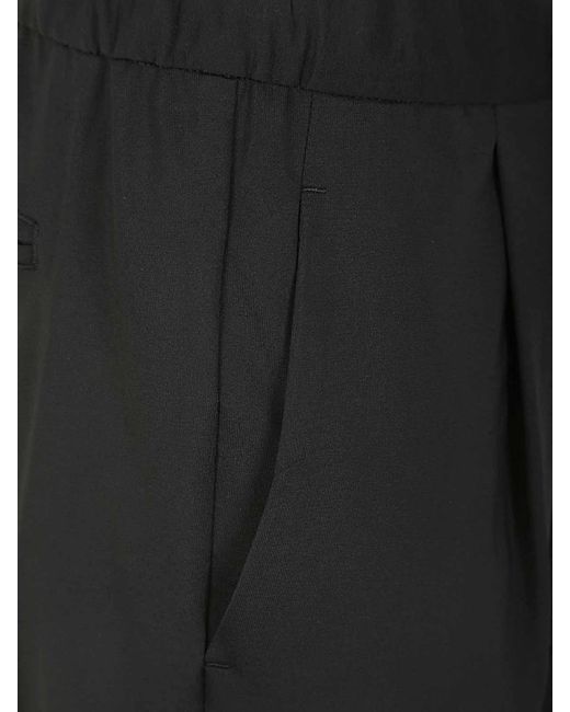 Herno Black Track Trousers for men