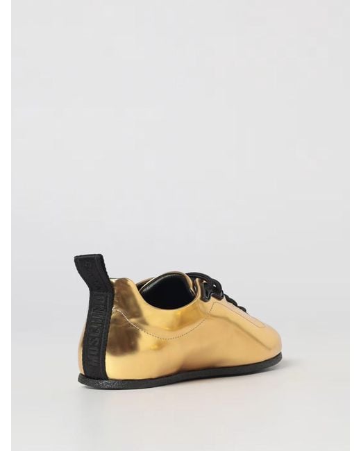 Moschino Metallic Adrian Deck Loafers for men