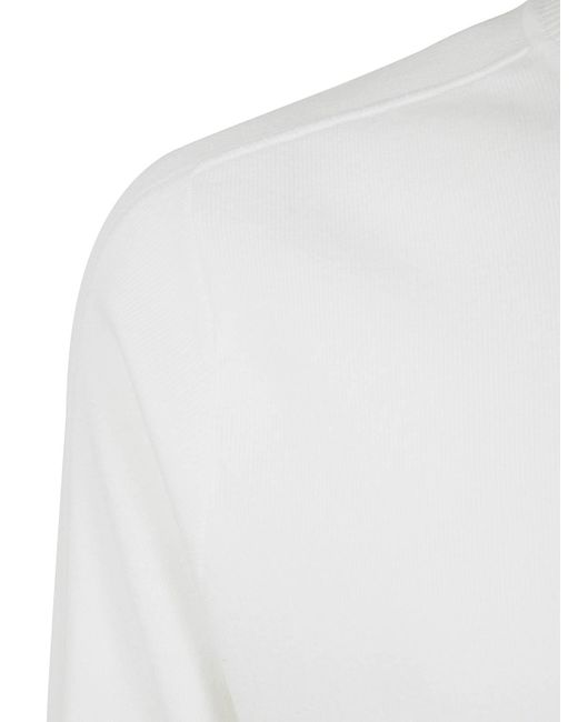 C P Company White The Metropolis Series Cotton Stretch Knit for men