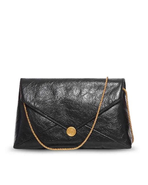 Dries Van Noten Gray Envelop Shoulder Bag