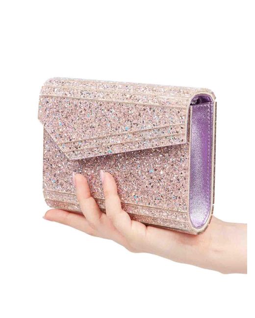 Jimmy Choo Pink Candy Clutch Bag