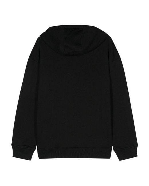 MARINE SERRE Black Moon Cotton Hoodie for men