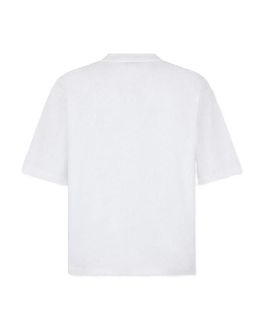 DSquared² White Monkey Business T-Shirt for men
