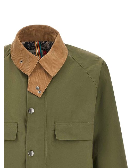 Barbour Green Paul Smith Loves Jacket for men