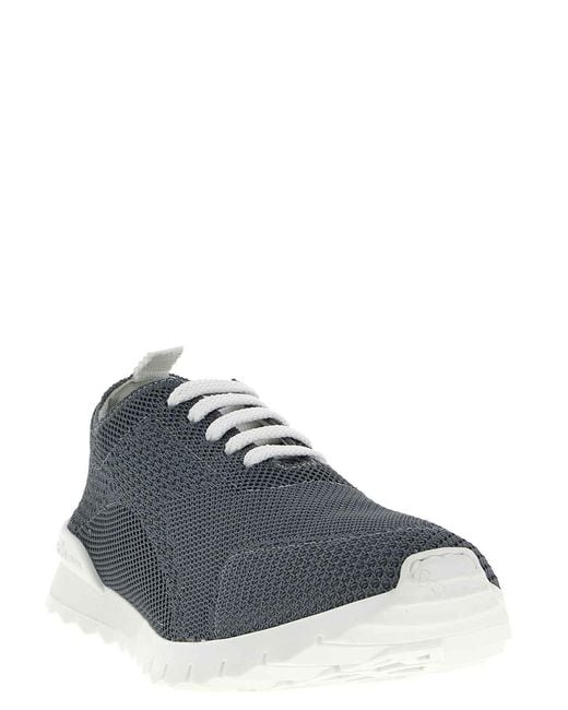 Kiton Blue Fits Sneakers for men