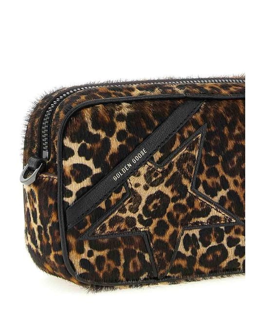 Golden Goose Deluxe Brand Black Mini Star Crossbody Bag