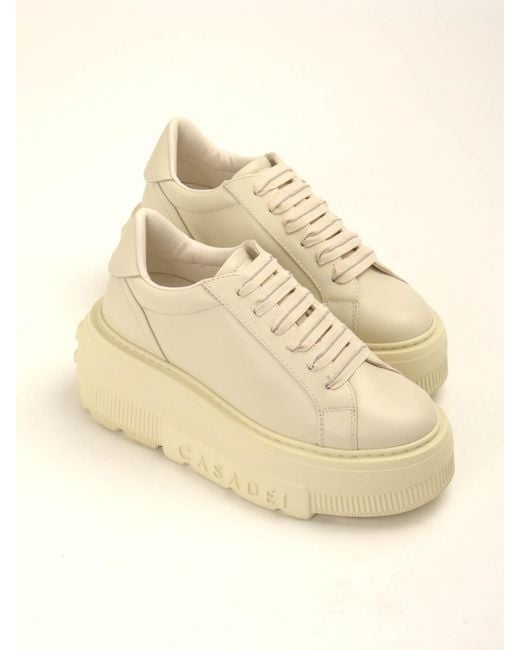 Casadei Natural Sneakers