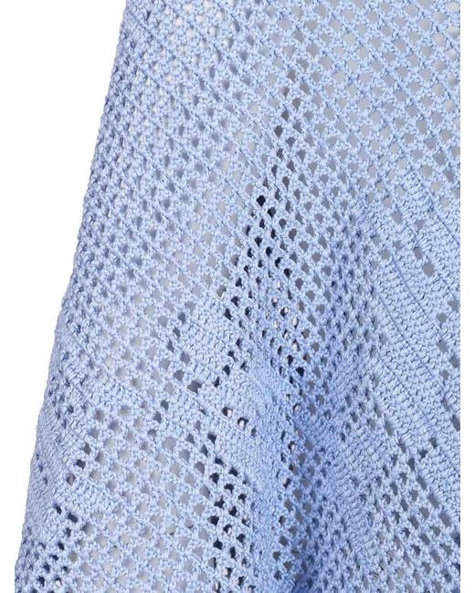 Chiara Is Blue Rosa Shawl