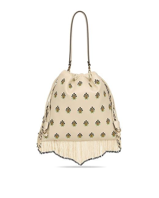 Etro Metallic Shoulder Bag Kalispera M Embroidery Beads