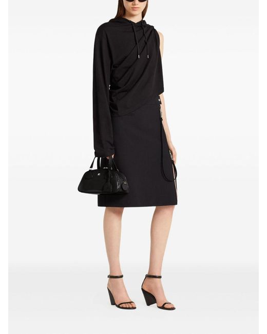 Courreges Black Tote Bag