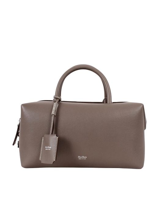 Max Mara Brown Holdallm Medium Satchel Bag